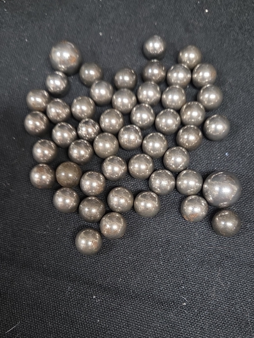 46 Small And 2 LG Sooter Steely Marbles